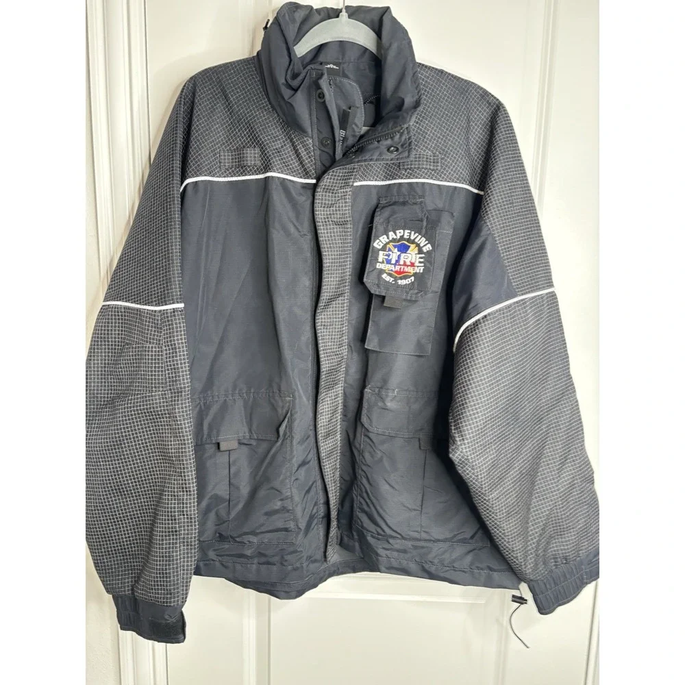 Blauer 9845 Crosstech Emergency Response Jacket Fire Dept Grapevine TX Patch